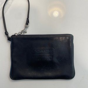 Coach Leather Wristlet